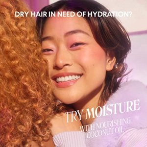 MONDAY HAIRCARE Moisture Shampoo 12oz for Dry, Coarse, Stressed, Coily and Curly Hair, Made from Coconut Oil, Rice Protein, Shea Butter, & Vitamin E,