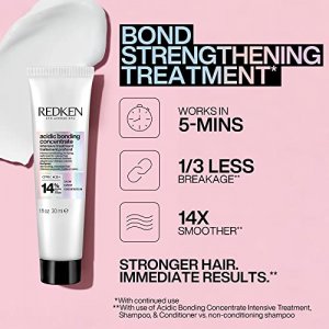 Redken Bonding Treatment for Damaged Hair Repair | Acidic Bonding Concentrate | For All Hair Types