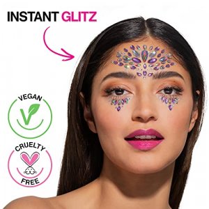 SIQUK 20 Sets Face Jewels Mermaid Face Gems Rave Face Jewel Rhinestones  Face Crystal Face Stickers Jewels Gems Eye Jewels for Festival Rave  Carnival