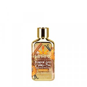 Hempz Body Lotion Limited Edition - Pumpkin Spice & Vanilla Chai Daily Moisturizing Cream, Shea Butter Hand and Body Moisturizer - Hemp Lotion - Skin