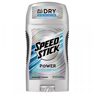 Speed Stick Anti-Perspirant Deodorant, Unscented 3 oz (Pack of 3)