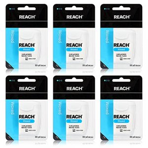 Reach Waxed Dental Floss Bundle | Effective Plaque Removal, Extra Wide Cleaning Surface | Shred Resistance & Tension, Slides Smoothly & Easily, PFAS 
