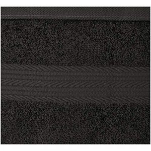 Basics Fade Resistant Cotton Washcloth, 12-Pack, 12 L x 12 W, Black