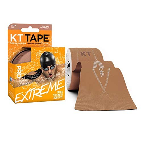 Kt Tape Pro Extreme Therapeutic Elastic Kinesiology Sports Tape, 20 Pre Cut  10 Inch Strips, 100% Synthetic Water Resistant Breathable, Pro & Olympic -  Imported Products from USA - iBhejo