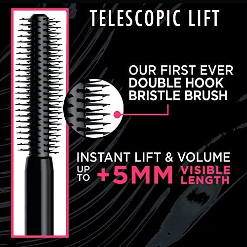 L Or Al Paris Telescopic Lift Washable Mascara, Lengthening And Volumizing  Eye Makeup, Lash Lift With Up To 36Hr Wear, Black Brown, 0.33 Fl Oz -  Imported Products from USA - iBhejo