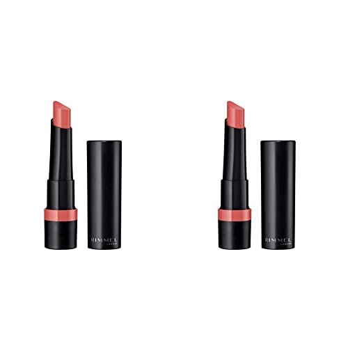 Rimmel Lasting Finish Matte Lipstick, 145 Peach Petal (Pack of 2) -  Imported Products from USA - iBhejo