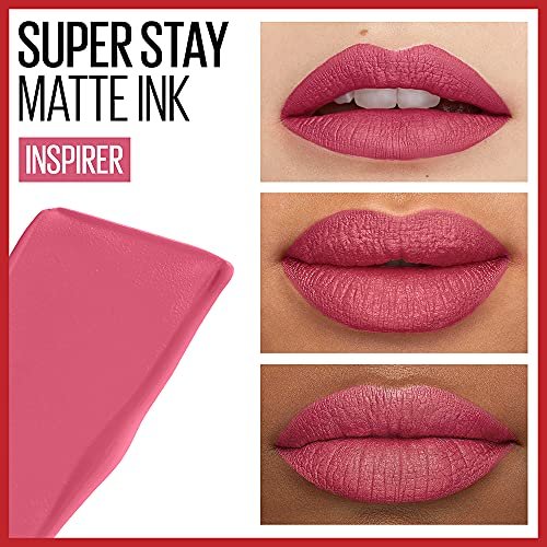 Maybelline New York Super Stay Matte Ink Liquid Lipstick Makeup, Long  Lasting High Impact Color, Up To 16H Wear, Inspirer, Light Mauve Pink, 1  Count - Imported Products from USA - iBhejo