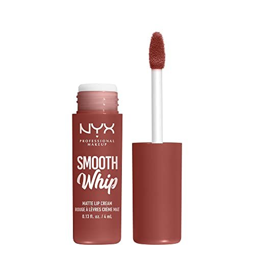 NYX PROFESSIONAL MAKEUP Smooth Whip Matte Lip Cream, Long Lasting,  Moisturizing, Vegan Liquid Lipstick - Latte Foam (Pinky Mauve)