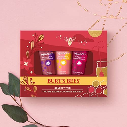  Burt's Bees Christmas Gifts, 4 Lip Balm Stocking