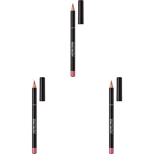 Rimmel Lasting Finish 8HR Lip Liner, 120 Pink Candy, Pack of 1 (Pack of 3)  - Imported Products from USA - iBhejo