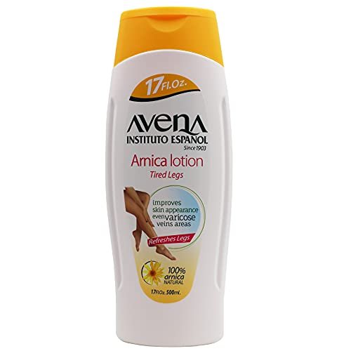 Avena Instituto EspaOl Arnica Lotion Tired Legs, Improves Skin Appearance,  Even Varicose Veins Areas, Refreshes Legs, 2-Pack Of 17 Fl Oz Each, 2 Bo -  Imported Products from USA - iBhejo