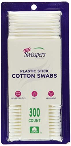 Basics Cotton Swabs, 2000 Count (4 Packs of 500)