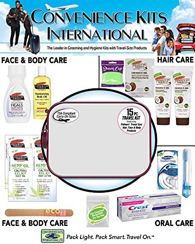 Convenience Kits International Women's 15 PC Kit Featuring: Palmer's Hair, Face & Body Travel-Size Products