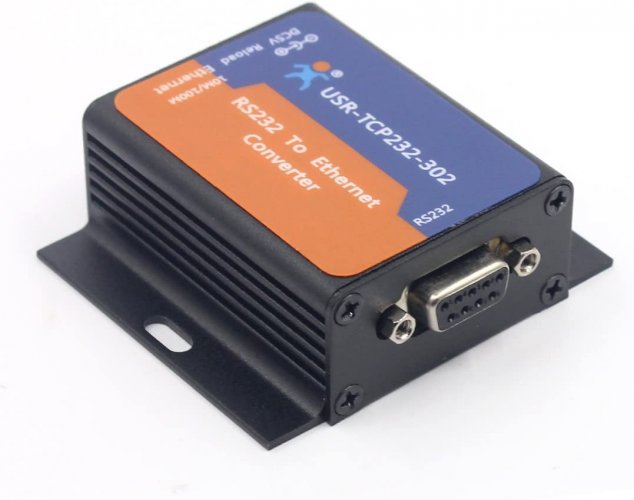 Pusr Usr Tcp232 302 Tiny Size Rs232 To Tcp Ip Converter Serial Rs232 To Ethernet Server Module 9481