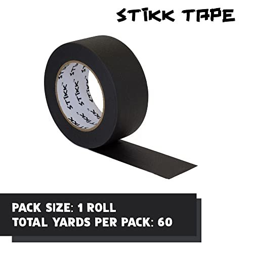 1 Pack 2 inch x 60yd STIKK Black Painters Tape 14 Day Easy