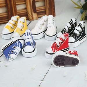 DIY-SCIENCE Mini Fingerboard Shoes, Mini Skateboard Finger Shoes for Finger Breakdance, Fingerboard, Doll Shoes, Used As Making Shoe Keychains and Ti