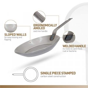 TECHEF - Frittata and Omelette Pan, Double Sided Folding Egg Pan, Made in  Korea (PFOA Free) (Black)