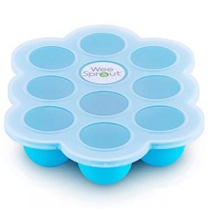 WeeSprout Baby Food Containers - Small 4 oz Containers with Lids