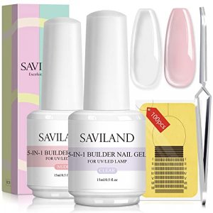 ROSALIND Clear Poly Nail Gel Nail Extension Poly, 2PCS 30ML Acrylic Poly  Builder Gel Nail Extension Clear Colors Gel Poly for Nails, Gel Builder  Nail