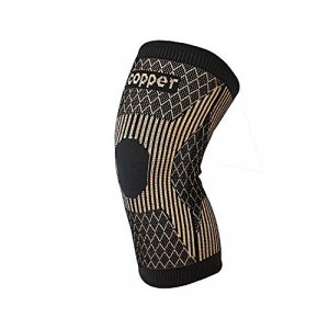  Copper Compression Leg Compression Sleeve - Copper Infused  Knee Stabilizer Brace For Running