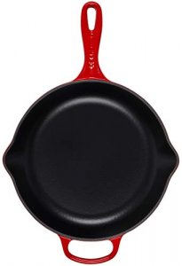  Le Creuset Enameled Cast Iron Signature Iron Handle Skillet,  10.25 (1-3/4 qt.), Cerise: Home & Kitchen