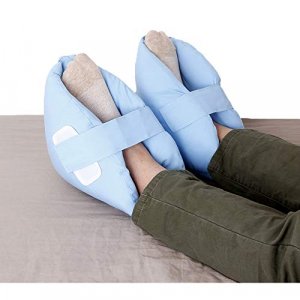 Heel Protectors Cushion Pain Relief Foot Pillow for Pressure Sores Foot Support Boot Surgery Recovery Supplies for Elderly Bedridden Pressure Ulcer C
