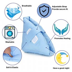 Heel Protectors Cushion Pain Relief Foot Pillow for Pressure Sores Foot  Support Boot Surgery Recovery Supplies for Elderly Bedridden Pressure Ulcer