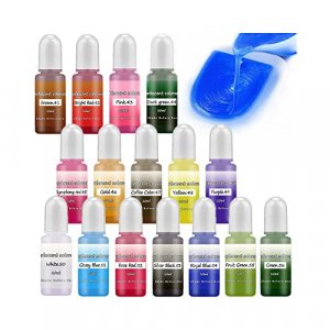 Epoxy Resin Dye - 18 Colors Translucent Liquid Resin Dye-DecorRom Online