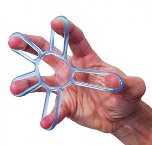 Unique Sports Finger and Hand Strengthening Resistance Bands - 3 Resistance Levels, One Size (FING-3)