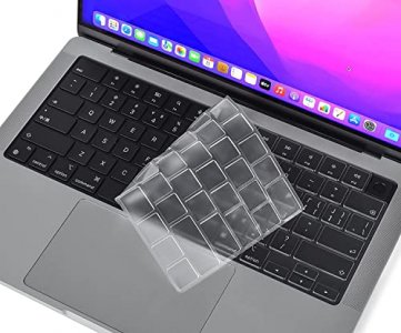 CaseBuy MacBook Pro 16 Screen Protector Anti-Glare Blue Light Filter for 2023 2022 2021 MacBook Pro M2 M116 inch A 2780 A2485 with Ultra Thin TPU Key