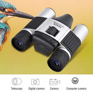 Heayzoki Digital Binoculars with Camera,10X25 Binoculars Telescope,HD Digital Camera Telescope for Outdoor Sport DVR Video Record