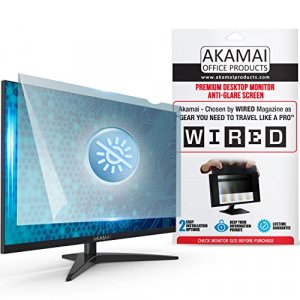 Akamai Office Products 22 inch Monitor Anti Glare Screen  Anti-Glare, Anti-Scratch, Blocks 96% UV Blue Light Protection  Matte Gloss Finish (22