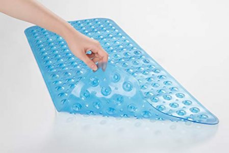 Gorilla Grip Patented Bath Tub and Shower Mat, 35x16, Machine Washable,  Extra Large Bathtub Mats with Drain Holes and Suction Cu