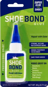 Shoe-Bond Shoe Glue - Professional Grade, Clear Sole Quick Dry Repair Formula Works in Seconds Adhesive, Waterproof for Sneakers, Hiking Shoes, Boots