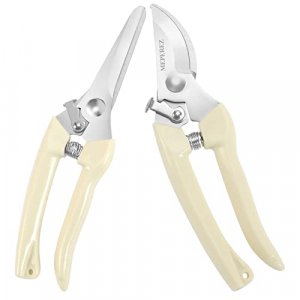 Premium garden shears, meperez pruning scissors gardening tools, pruners for flower, bushes, rose and fruit tree, use for florist, yard and orchard t