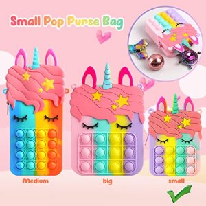 Shoulder Bag for Girls and Women, Purse Bags, Lovely Sensory Silicone Cartoon Bag for Students Kids (pink)