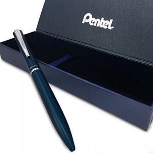 Pentel EnerGel-X Retractable Liquid Gel Pen, 0.5mm, Fine Line, Needle Tip,  Black Ink, 4 Pack (BLN105BP4A)