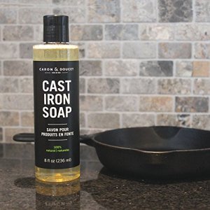 Caron Doucet - Cast Iron Care Bundle - Cast Iron Oil & Cast Iron Soap - 100% Plant Based Formulation