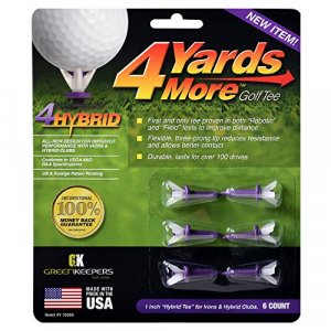 Greenkeepers 4 Hybrid Golf Tee , Purple , 1