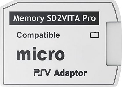 Skywin SD2Vita PS Vita Memory Card Adapter Compatible with PS Vita 1000/2000 3.6 or HENkaku System (1 Pack)