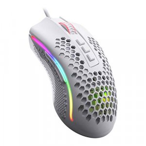 Redragon M808 Storm Lightweight RGB Gaming Mouse, 85g Ultralight Honeycomb Shell - 12,400 DPI Optical Sensor - 7 Programmable Buttons - Precise Regis