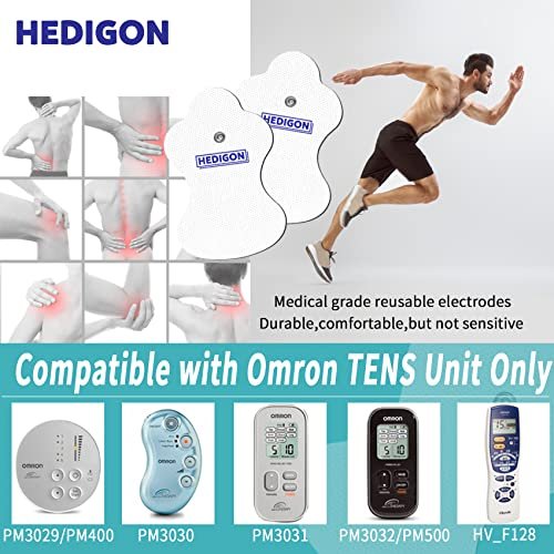 20 Pack Replacement Electrotherapy Pads Compatible with Omron TENS