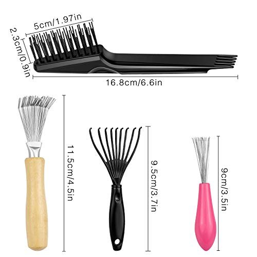 1pc Hair Brush Cleaner Tool Hairbrush Cleaning Rake Hair Brush