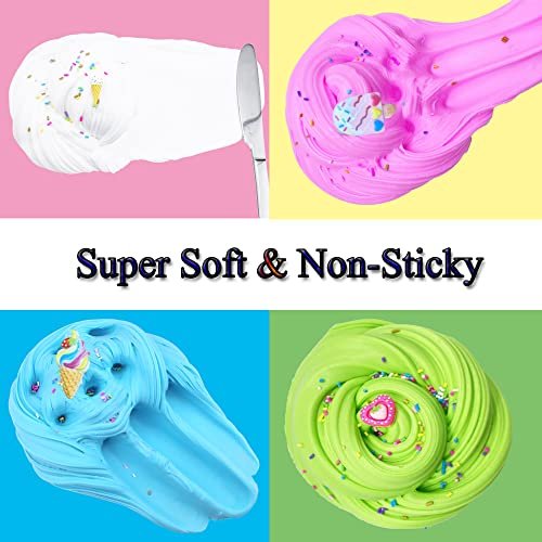 Butter Slime Kit 14 pack for Party Favors, Soft, Scented & Non-Sticky,  Birthday