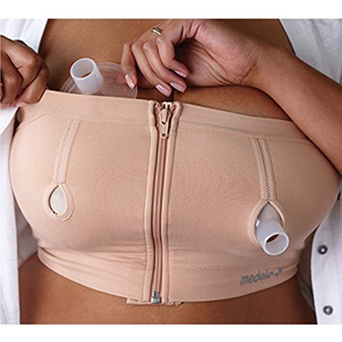 Medela Easy Expression Hands Free Pumping Bra, Nude, Small, Comfortable &  Adaptable with No-Slip Support for Multitasking - Imported Products from  USA - iBhejo