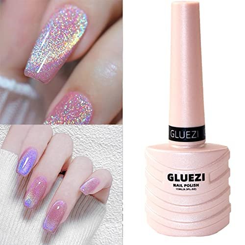 Gel Polish 15Ml/0.5Fl Oz Holographic 9D Cat Eye Shiny Glitter Soak Off Nail  Polish With Magnetic Stick For Nail Salon - Imported Products from USA -  iBhejo