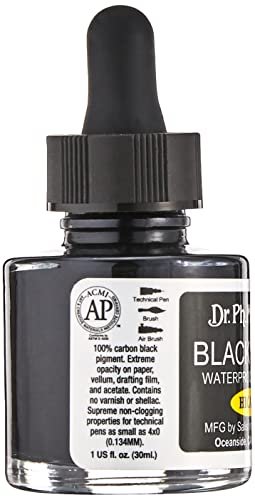 Pen & Ink No Shellac India Black Ink 30ml