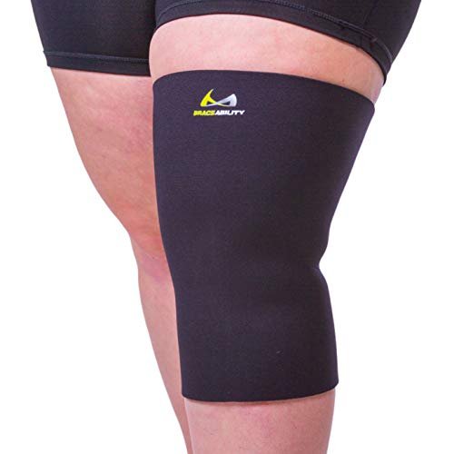 BraceAbility Plus Size Neoprene Knee Sleeve - Compression Support Brace for  Bariatric Women or Men with Arthritis Joint Pain, Fitting Overweight to O -  Imported Products from USA - iBhejo