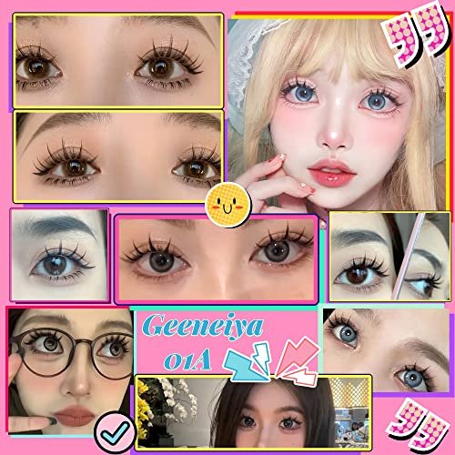 Manga Lashes Fluffy Faux Mink Lashes 14 Pairs Natural False Lashes Pack  Wispy Short Anime Lashes Look Like Individual Clusters| 3D1009