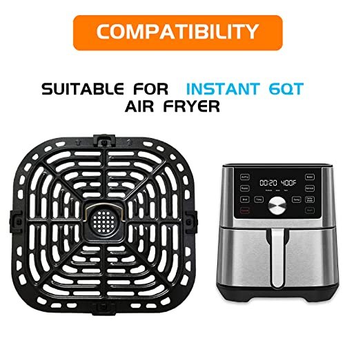 Air Fryers Plate | Air Fryers Replacement Grill Pan For Air Fryers |  Nonstick Air Fryers Rack Coating Crisper Plate, Air Fryers Replacement  Parts, Air